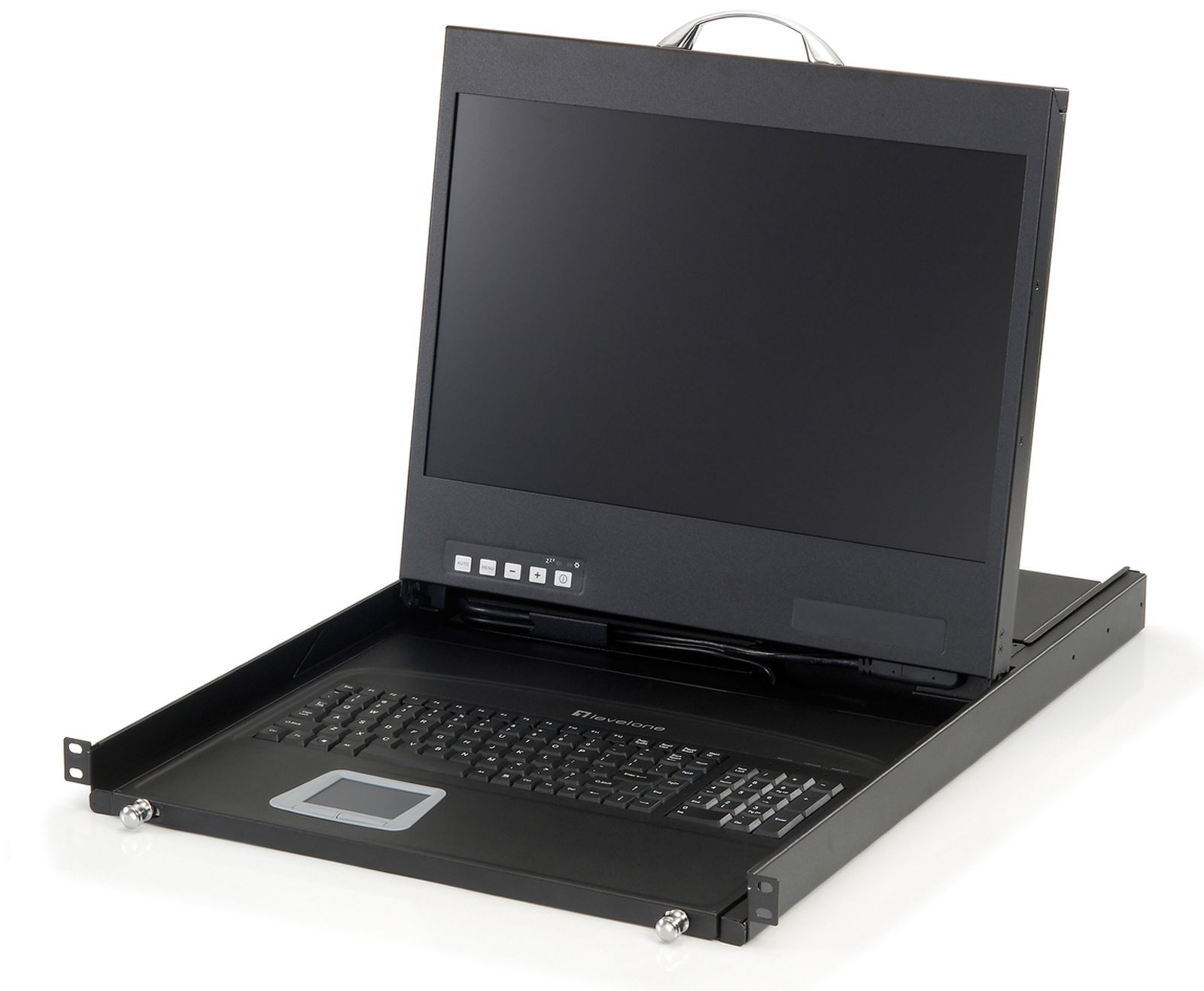 KVM-Rack-Konsole m.LCD m.Tastatur DE