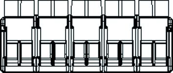 Cu-Abzweigklemme 1,5-10qmm 1,5-6qmm blank Schraubverb