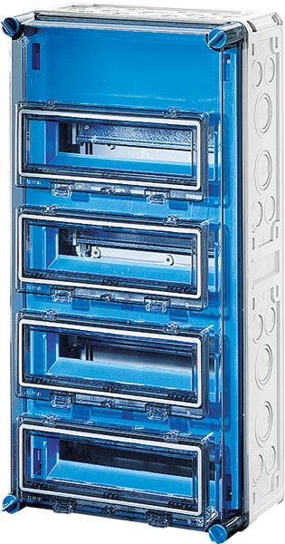 Automatengehäuse AP 3x28TE Kst IP65 REG 600x450x170mm ET93mm