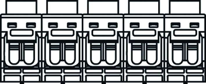 Cu-Abzweigklemme 6-25qmm 6-25qmm blank Schraubverb