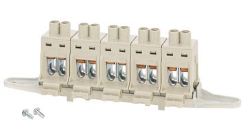 Cu-Abzweigklemme 6-35qmm 6-25qmm blank Schraubverb