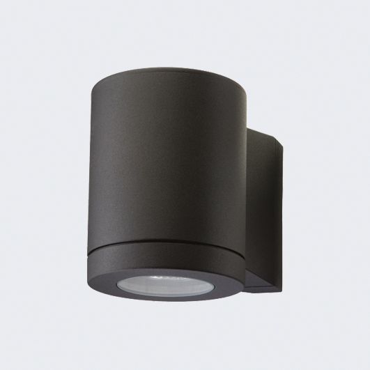 LED-Wandanbauleuchte 6,2W 3000K 330lm graphit Dimmung Phasenabschnitt IP65