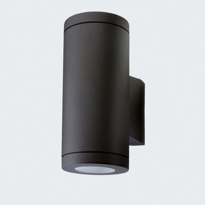 LED-Up/Down Leuchte 2x6,2W 3000K 660lm sw Dimmung Phasenabschnitt IP65 GU10