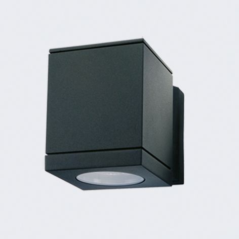 LED-Wandanbauleuchte 6,2W 3000K 360lm sw IP54 GU10 147x90x120mm