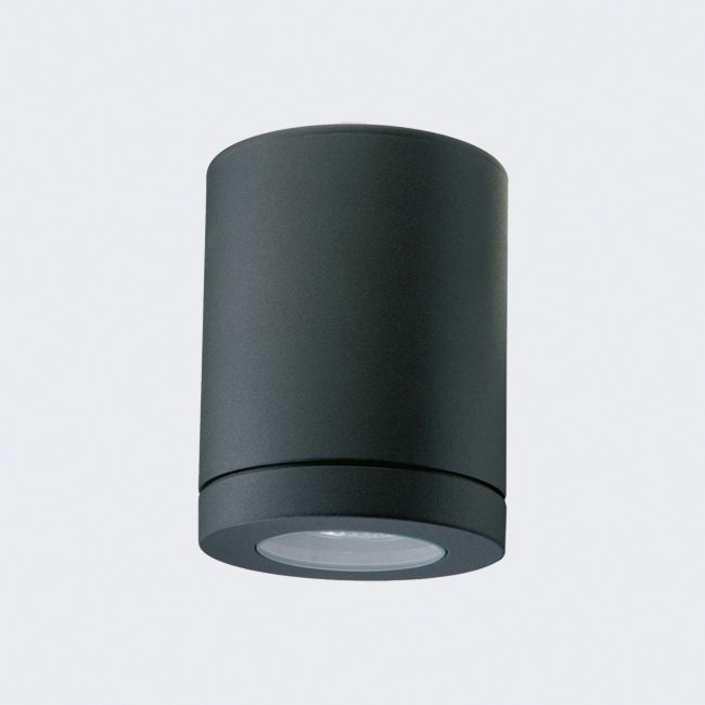 LED-Deckenanbauleuchte 6,2W 3000K 330lm sw IP65 Dimmung Phasenabschnitt GU10