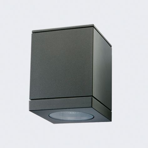 LED-Deckenanbauleuchte 6,2W 3000K 360lm sw IP54 Dimmung Phasenabschnitt GU10