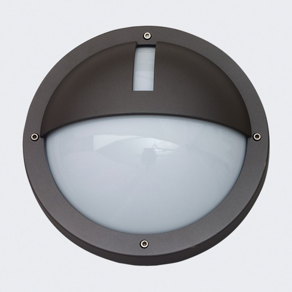 LED-Anbauleuchte 8W 3000K 420lm graphit IP65