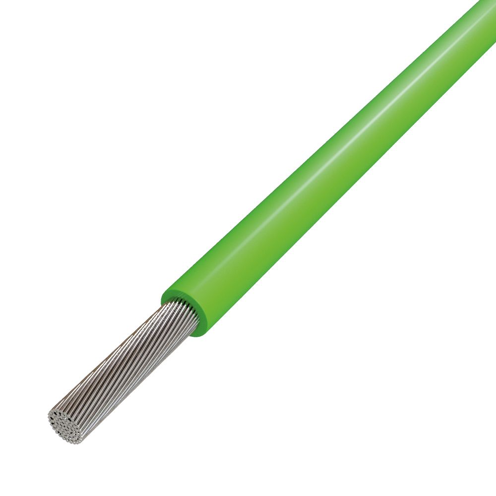 PVC-Aderleitung UL-Style 1007 0,52 gn SP305 Kl.5 = feindrähtig