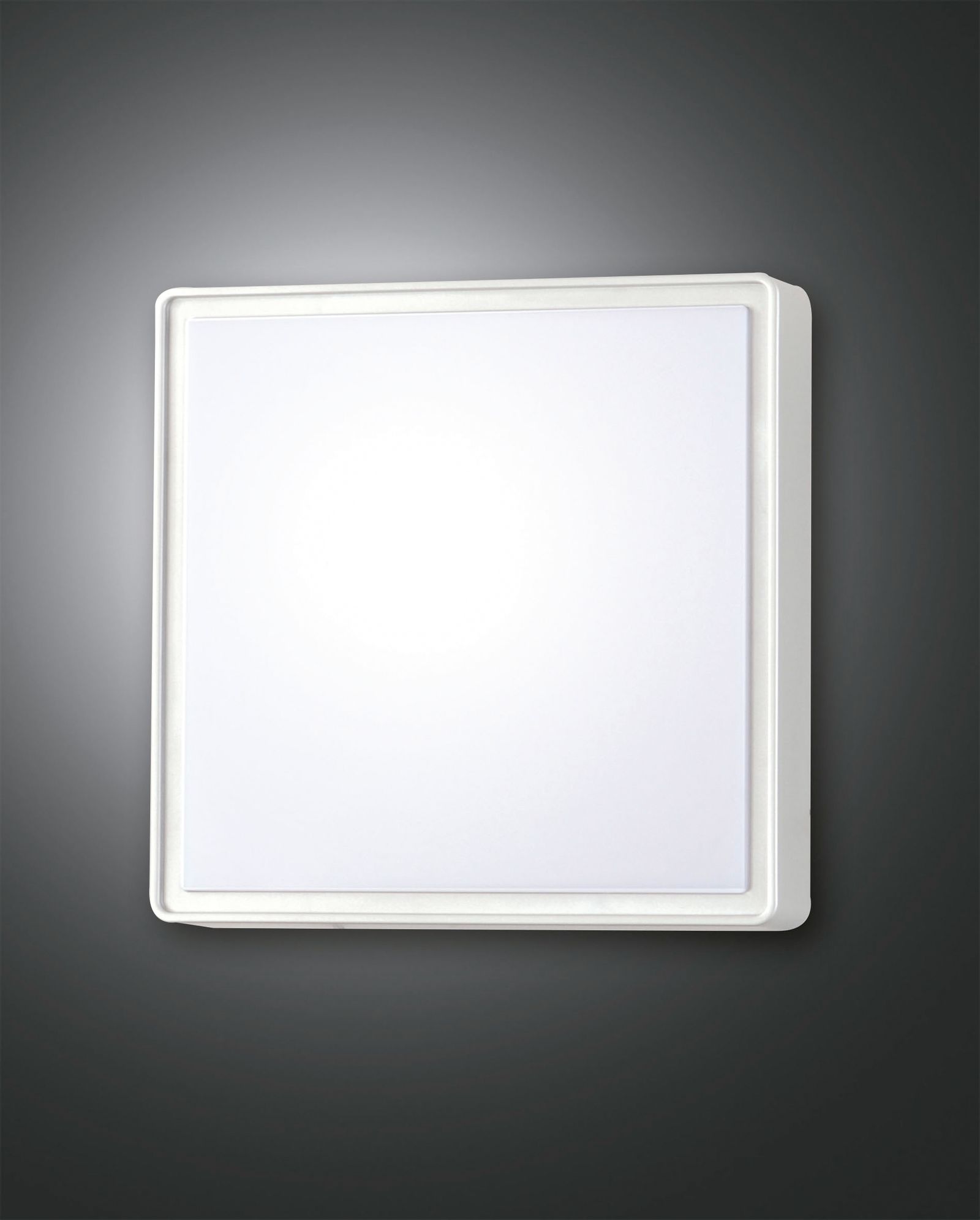 Anbauleuchte Oban 42W HV ws IP65 E27 240x240x95mm