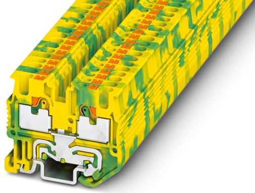 Schutzleiter-Reihenklemme 0,14-1,5qmm gn/ge 1Etage APL_erf. Hutschiene TH35