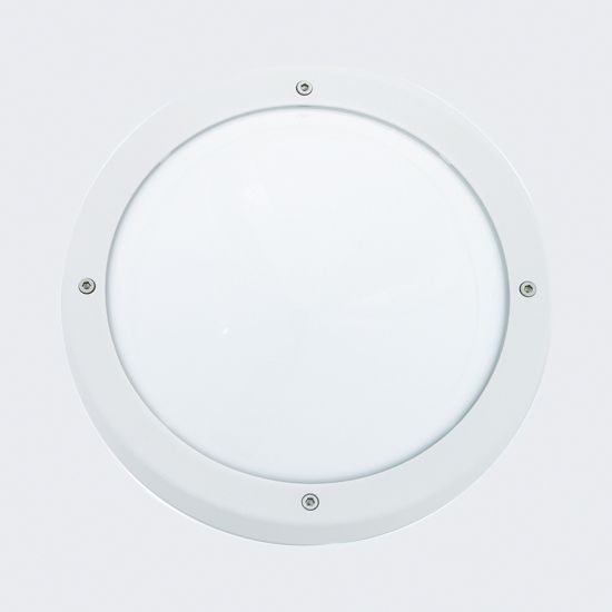 LED-Sensorleuchte 8W 3000K 740lm graphit IP65 BWM Ø270x120mm