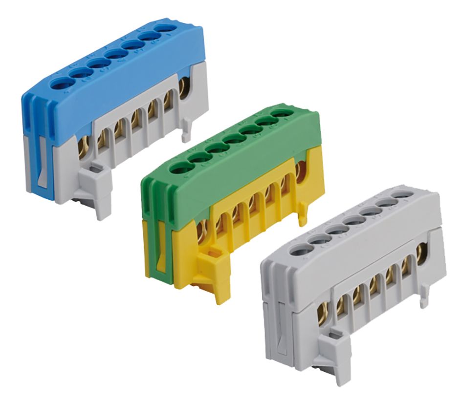 Hauptleitungsklemme 4Eing gr berührsich REG 1pol schraub 16qmm/Zu