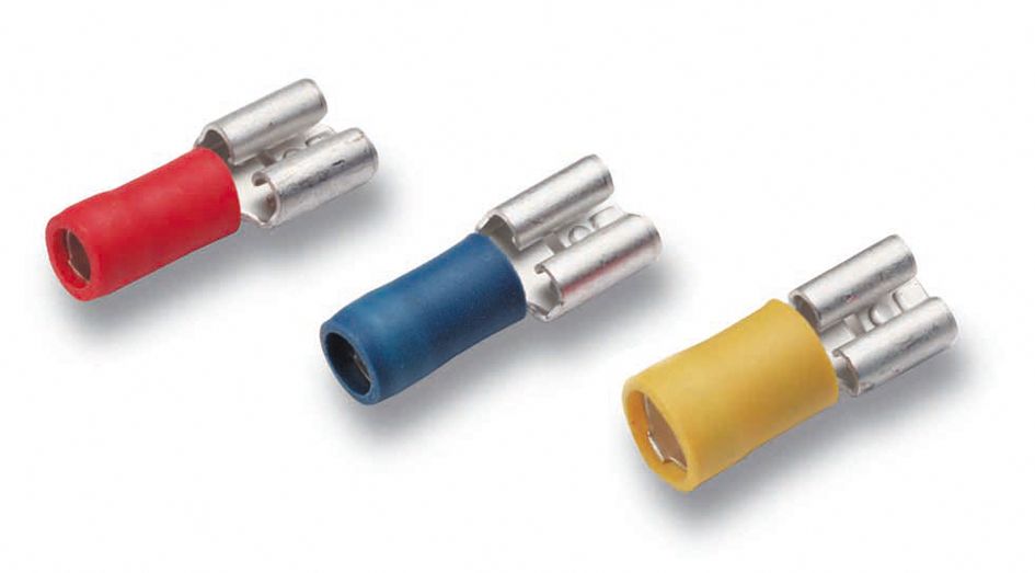 Flachstecker Cu bl 1,5-2,5qmm volliso fl_4,8x0.8mm fl 4,8x0.8mm Polyamid (PA)