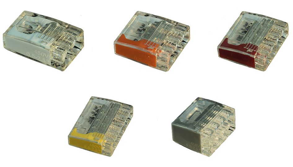 Steckklemme 5f 450V 24A 0,5-2,5qmm ge f.Massivleiter