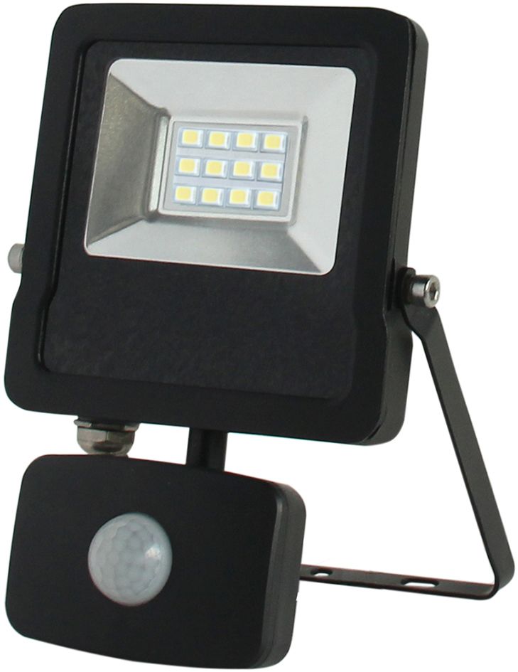 LED-Anbaustrahler 50W 3000K 4500lm Konv sw mt 1LED Alu IP54 RF:matt BWM
