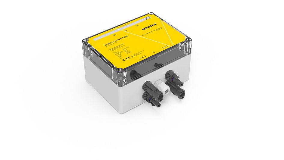 DC-Stringbox 2f 1100V/mess Verschr IP67 160x120x93mm