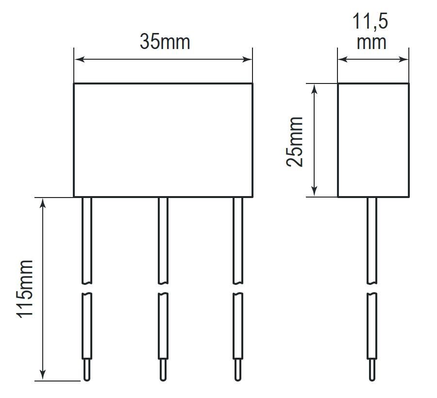 Überspannungsschutz 230VAC 1,5kV 1p Kanaleinb akust 1,7kV