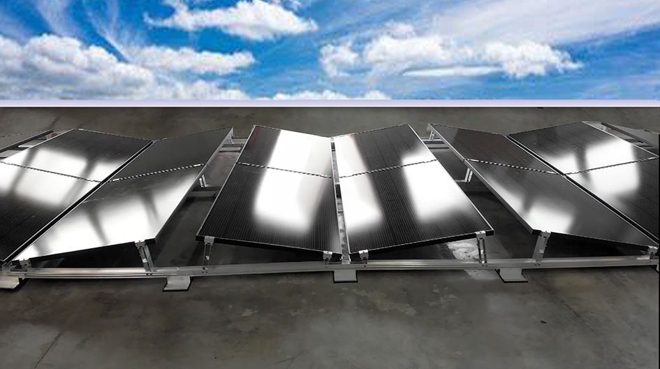 PV-Ballastspange Ballastaufnahme f. Flachdach