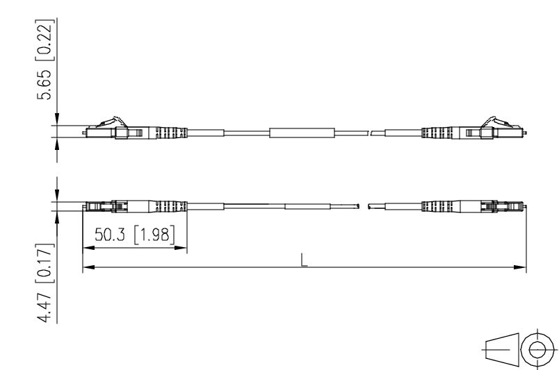 LWL-Patchkabel LC net-works APC SM OS2 15m ws