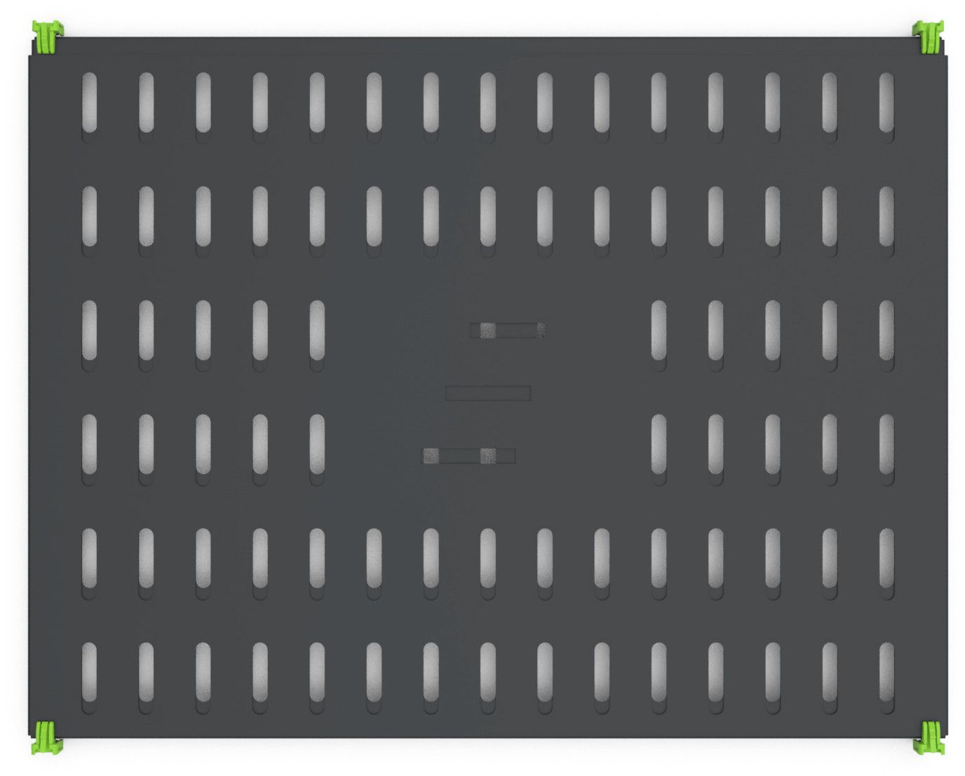 Fachboden net-works 20x495x600mm Metall sw RAL9005