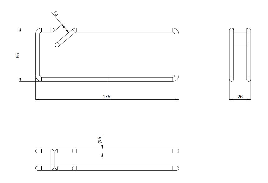 Kabelrangierbügel Metall net-works 1HE 482,6mm B26mm