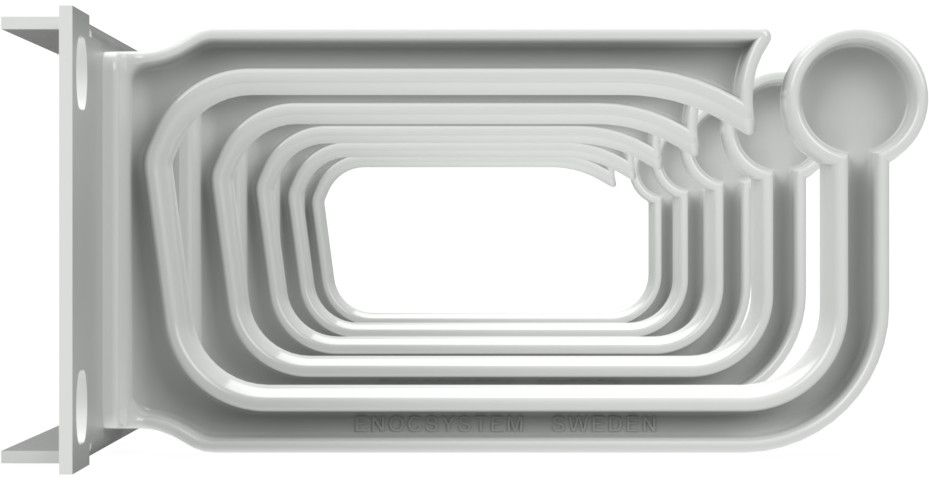 Kabelführungspanel Metall 482,6mm B482mm 1HE gr