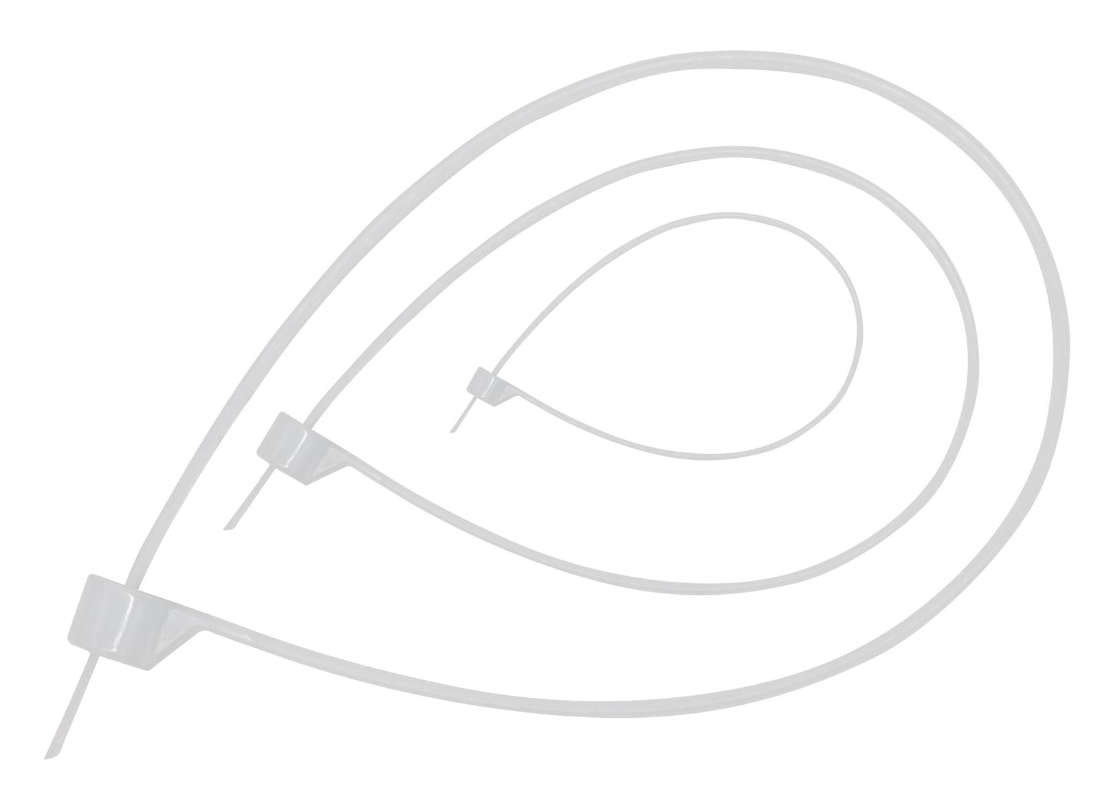 Kabelbinder L140mm natur 3,6x1,25mm hfr PA Polyamid (PA) -40-85°C Stahlnase