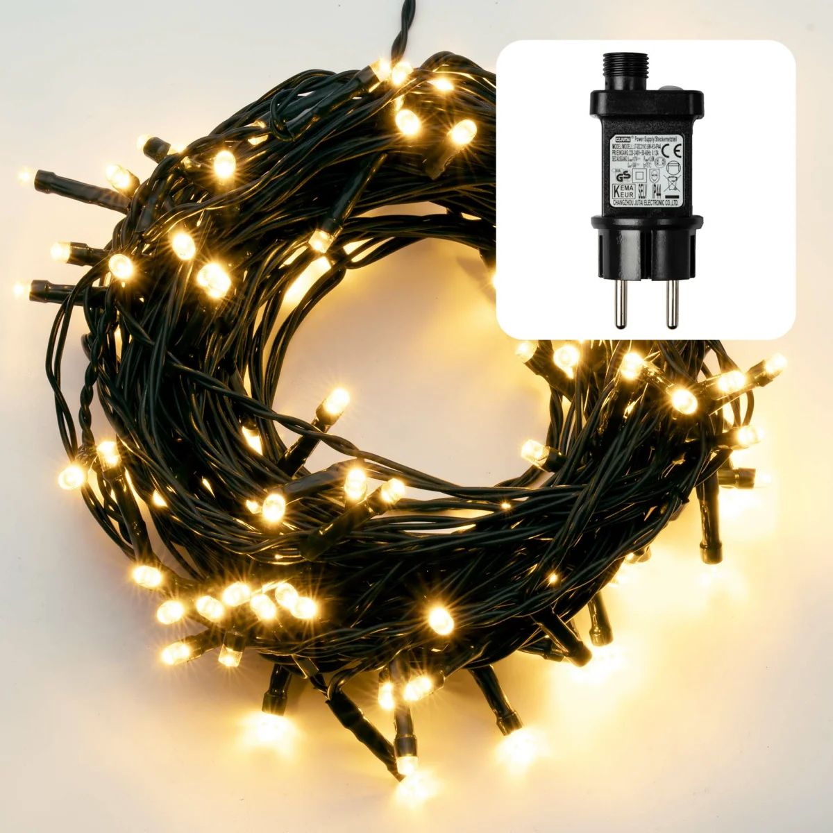 LED-Lichterkette ws 200LP IP44 1,99m 4,5W m.LM