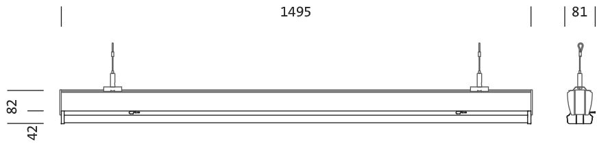 LED-Leuchteneinsatz 61W Modario31 4000K 10960lm 1LED elektr.Trafo IP50 ws