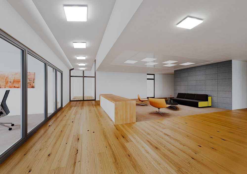 LED-Anbauleuchte 27W 3000K 3780lm ws EVG IP54 500x500x71mm