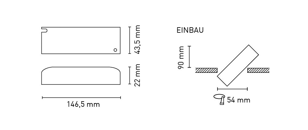 LED-Steuerung 3-6,5W 150mA 18-44V IP20 Kstgeh stat 146,5x43,5x22mm