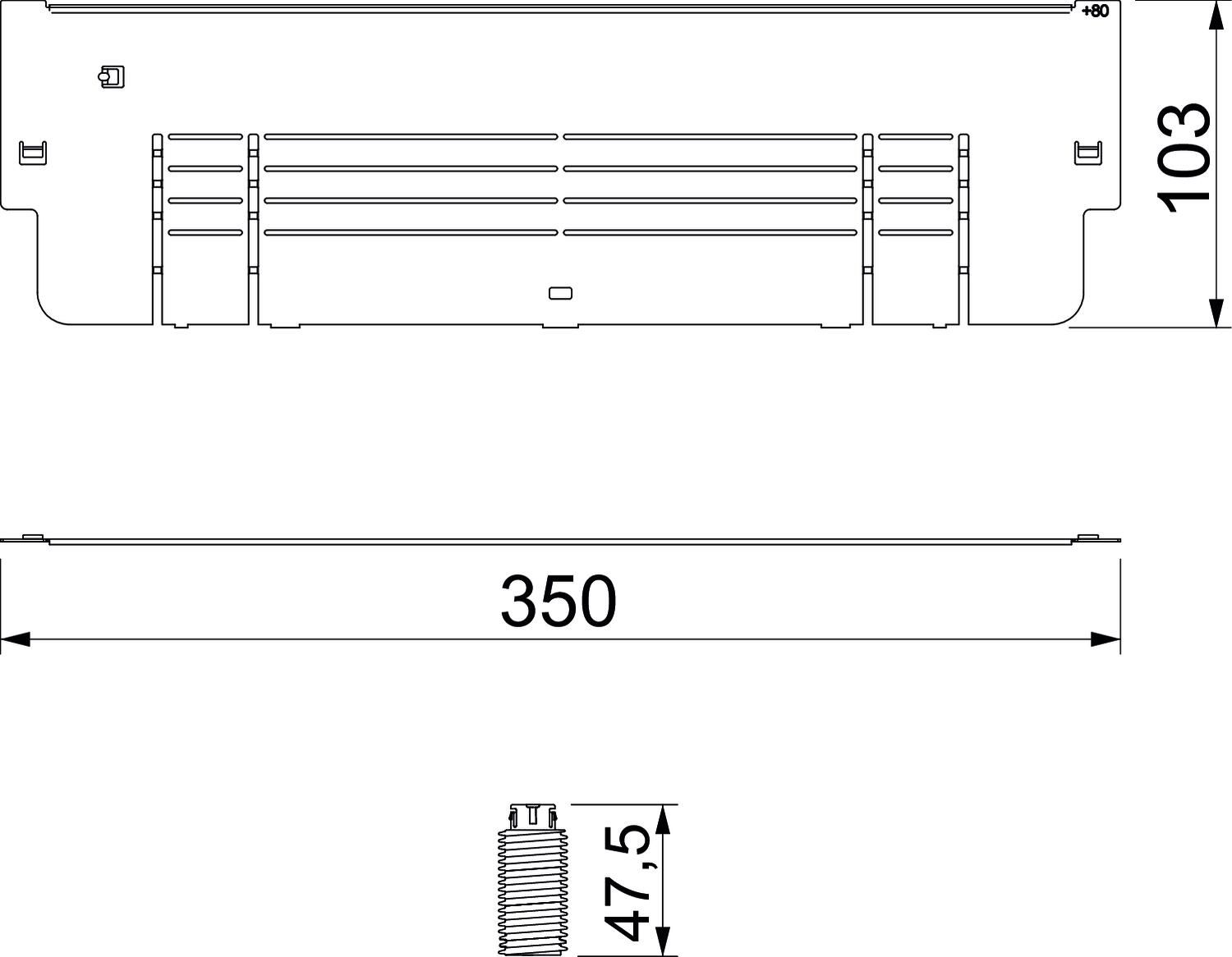 Höhenausgleichsrahmen quadrat
