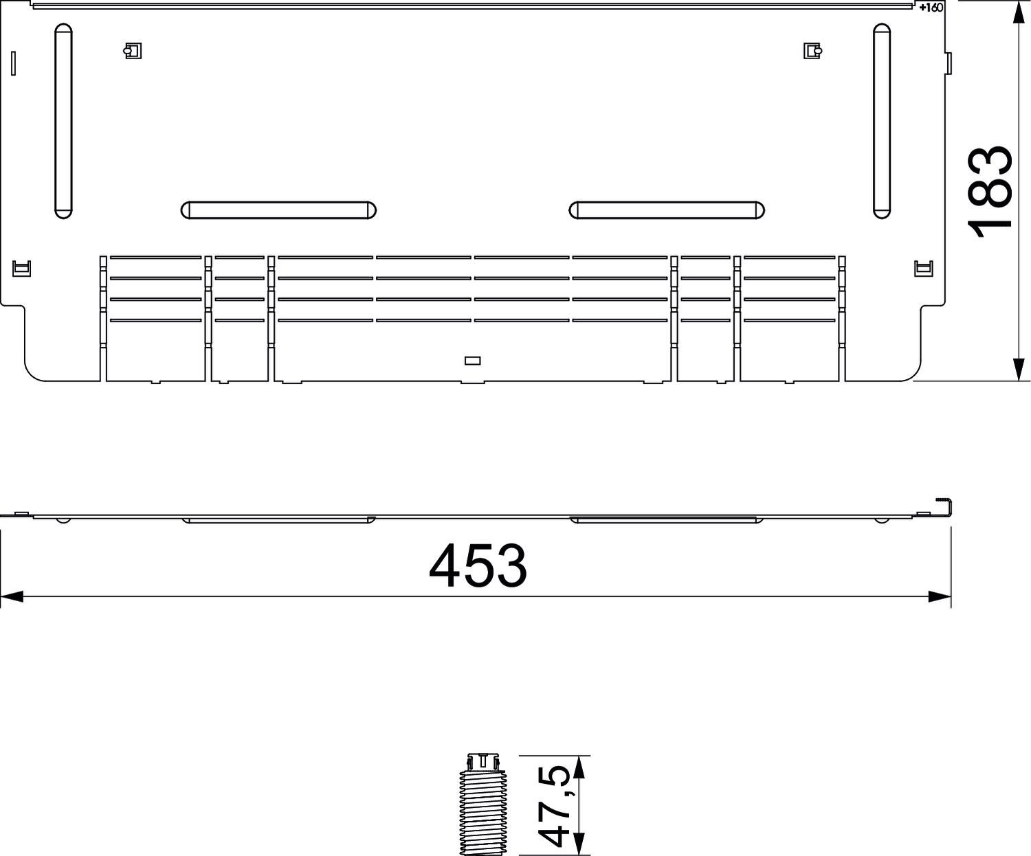 Höhenausgleichsrahmen quadrat