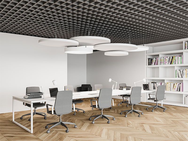 LED-Pendelleuchte 111W 3000K 12723lm si Konv 1LED LED austauschbar sym IP40 m.LM