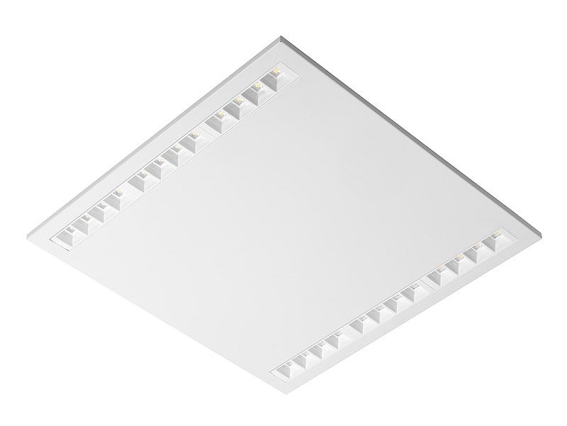 LED-Rasterleuchte 31W 4000K 3730lm ws Konv IP20 620x620x24mm