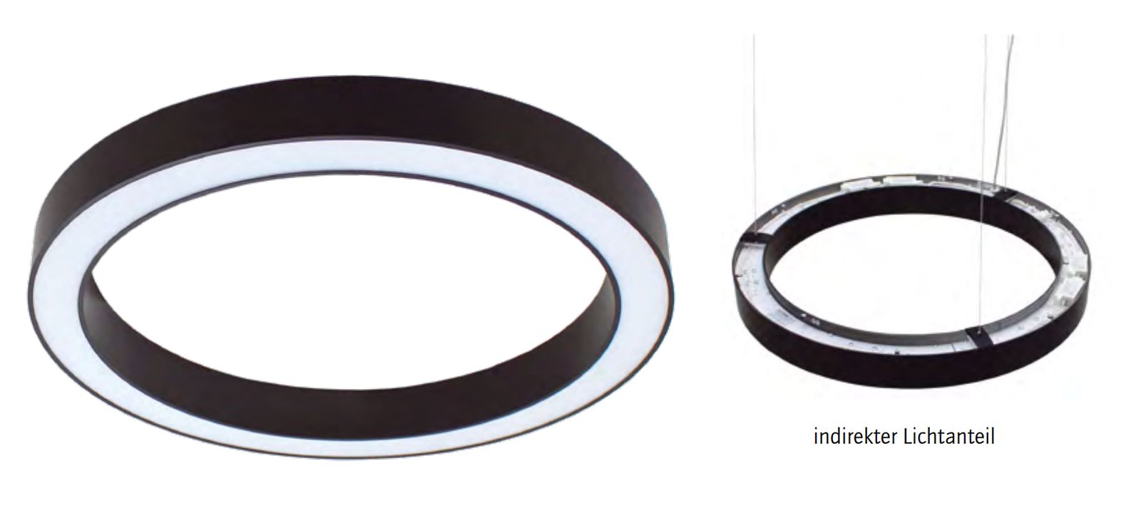LED-Deckenanbauleuchte 35W 3000K 2551lm Konv Dimmung DALI IP40 Ø980x77mm