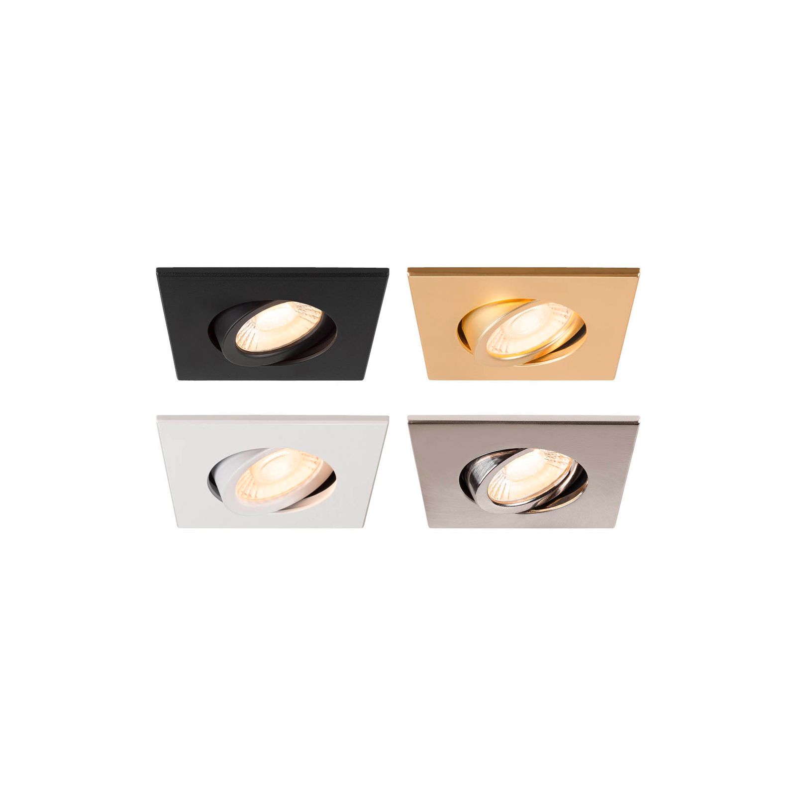 LED-Einbaustrahler 7W 2700-6500K 670lm Konv sw 1LED ST IP20 mt mediumstrahlend