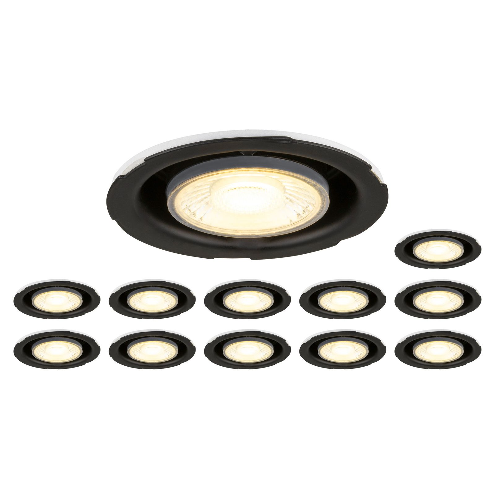 LED-Einbaustrahler 7W 2700-6500K 670lm Konv sw 1LED ST IP20 mt mediumstrahlend