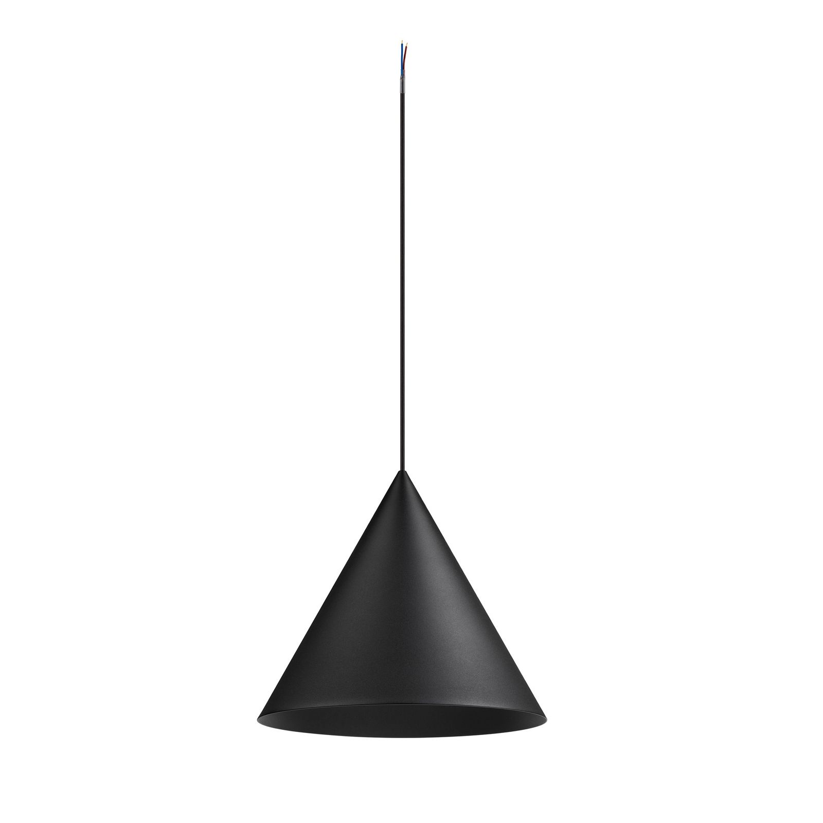 LED-Pendelleuchte 10W sw E27 IP20 1LED LED austauschbar Ø380mm