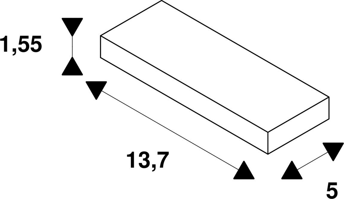 LED-Trafo 24W 24V IP20 Kstgeh stat 137x50x15,5mm