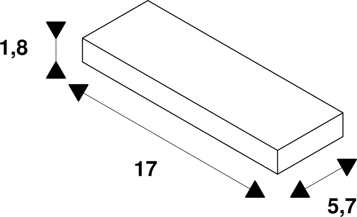 LED-Trafo 60W 24V IP20 Kstgeh stat 170x57x18mm