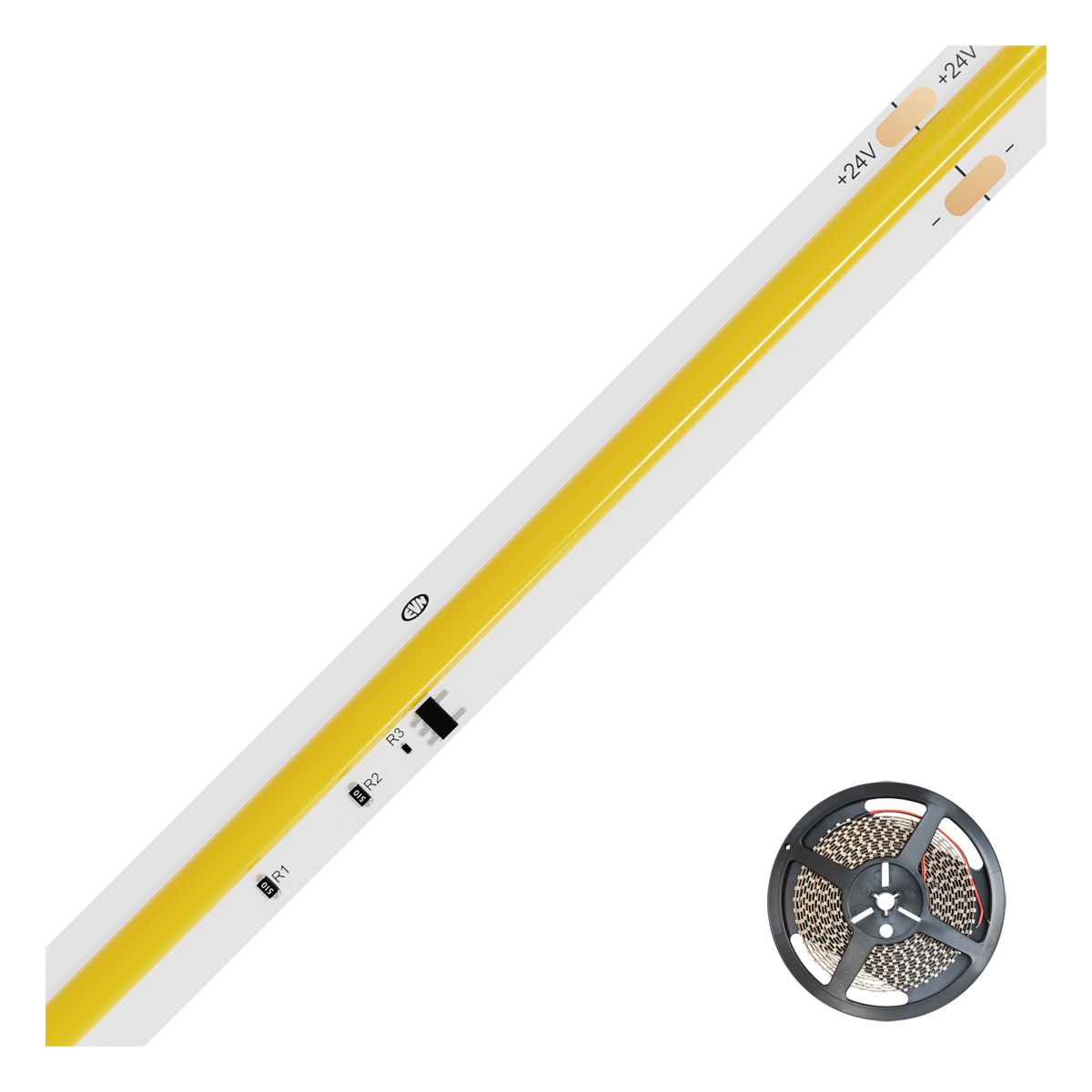 LED-Lichtband 8W/m ws 3000K 490Stk/m DC IP20 LED nicht austauschbar 5000mm 24V