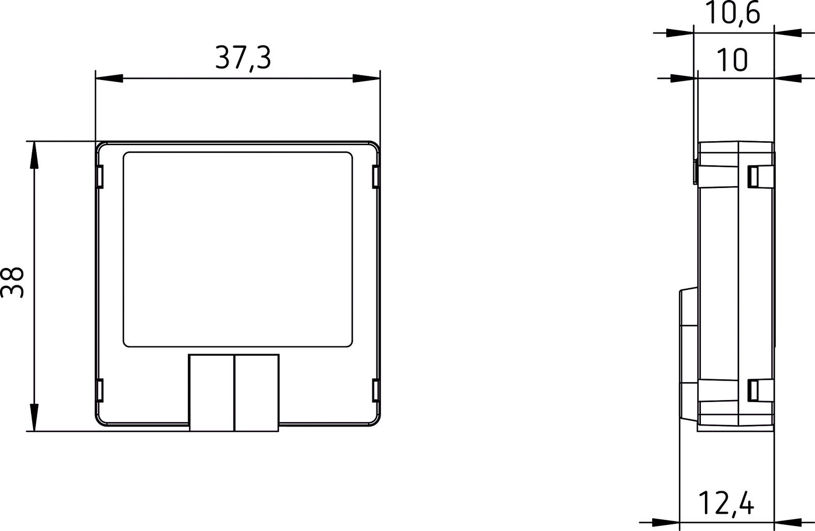 Binäreingang KNX UP 2f
