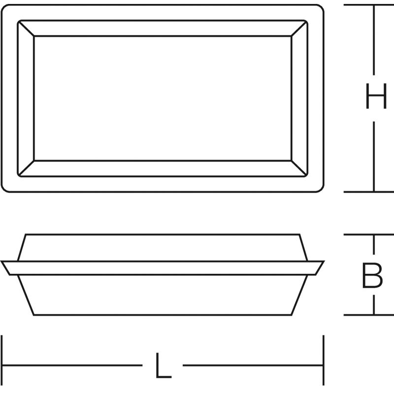 LED-Sicherheitsleuchte VARIOPLAST 4,3W 4000K 1LED 200lm Wandanb 24m eins IP65