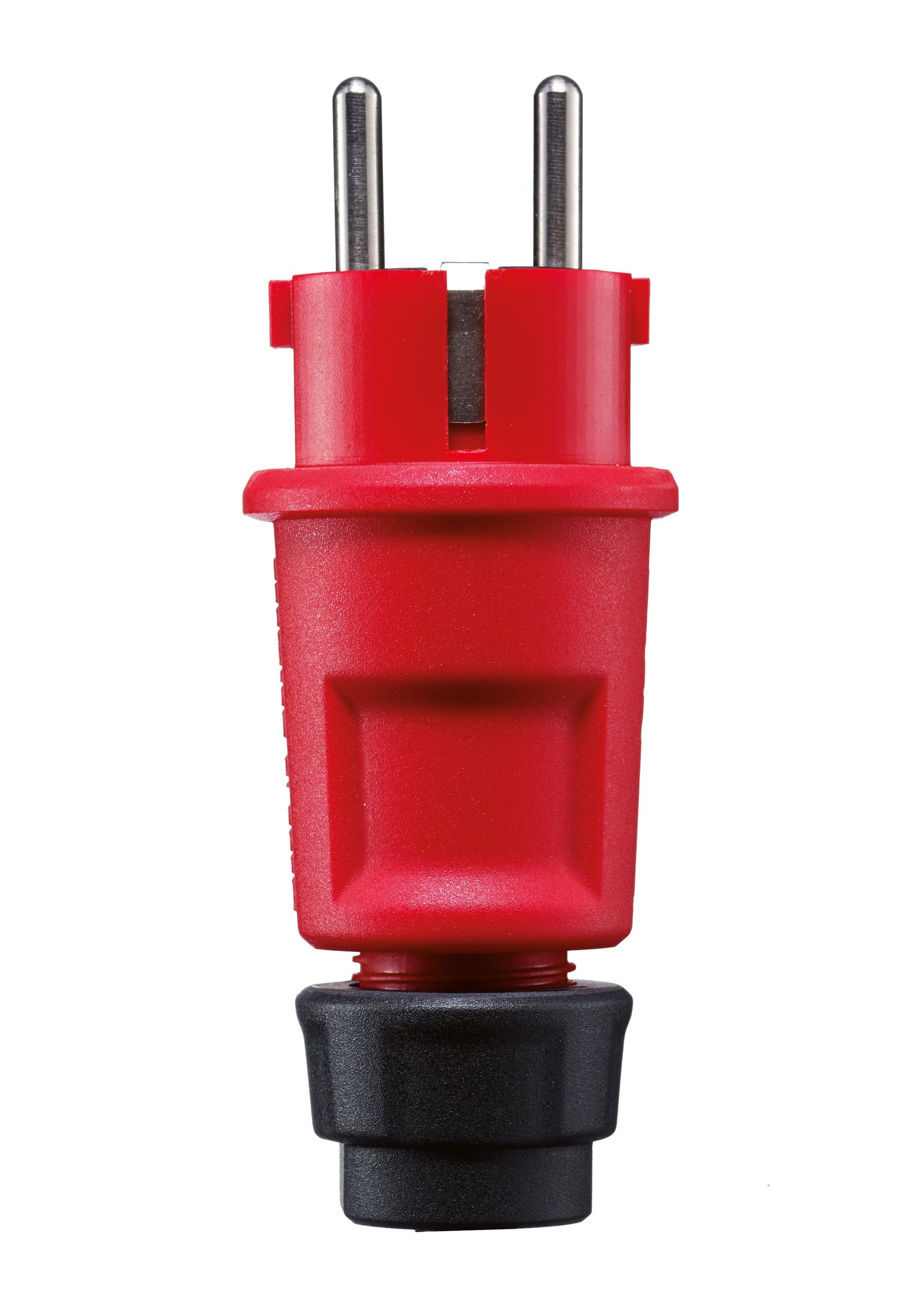 Schutzkontaktstecker 16A 250V Kst IP44 ger rt 16AKunststoff Schraubkl