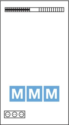 Multimediafeld 500x900x145mm