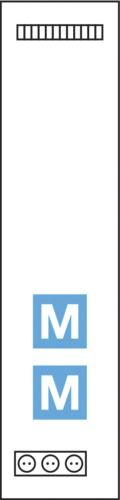 Multimediafeld 250x1050x100mm
