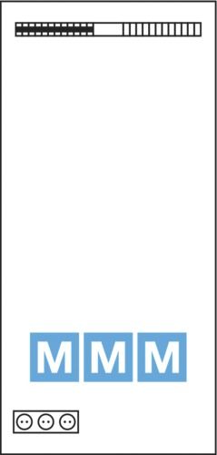 Multimediafeld 500x1050x140mm