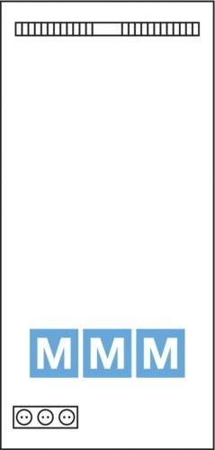 Multimediafeld 500x1050x140mm