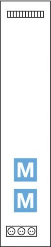 Multimediafeld 250x1200x100mm
